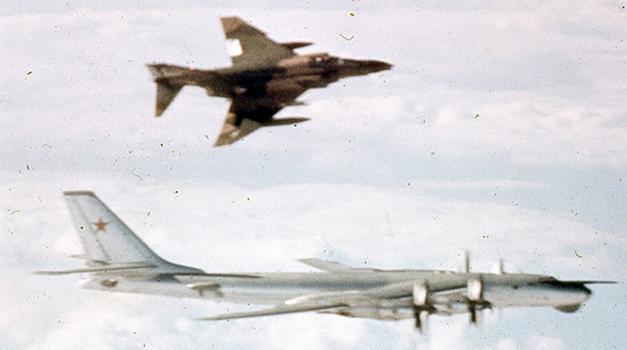 Tu-95 barrel rolls