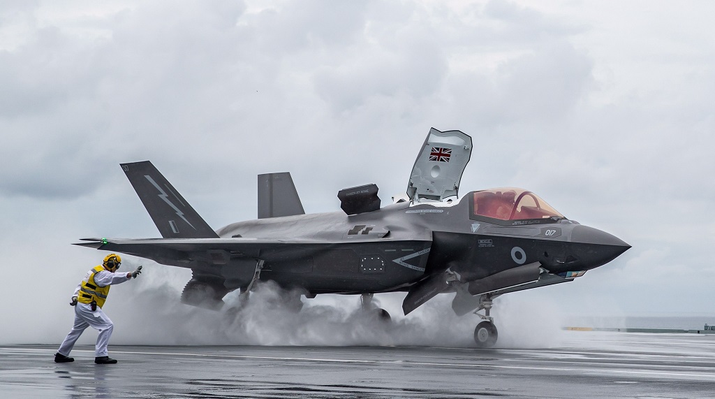 F-35B crash