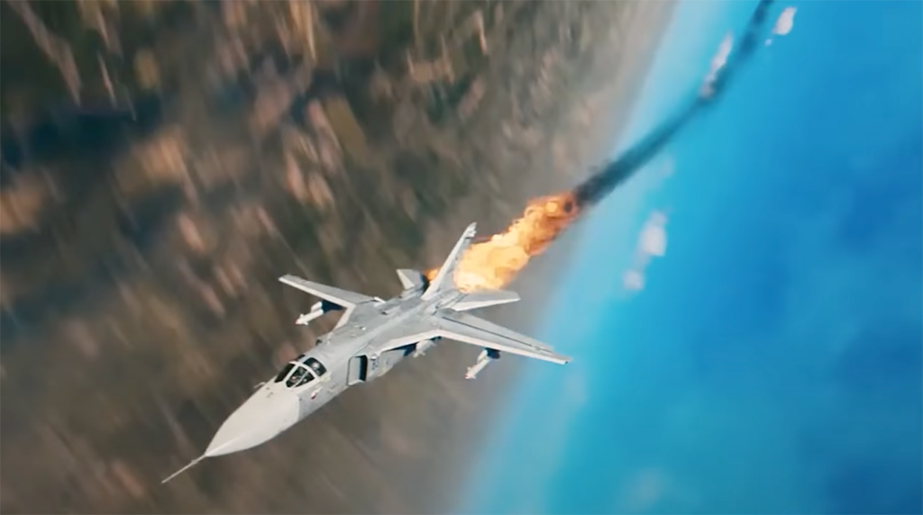 Su-24 shot down