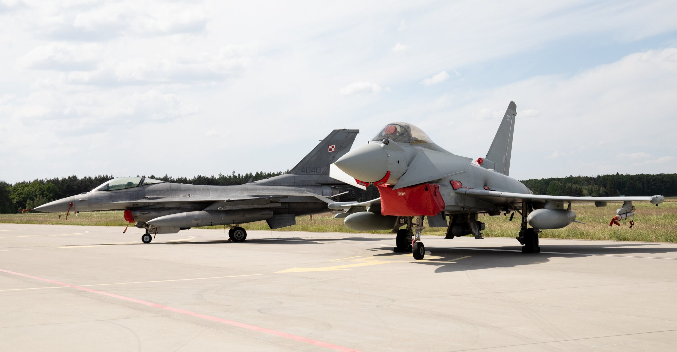 RAF Typhoons Poland