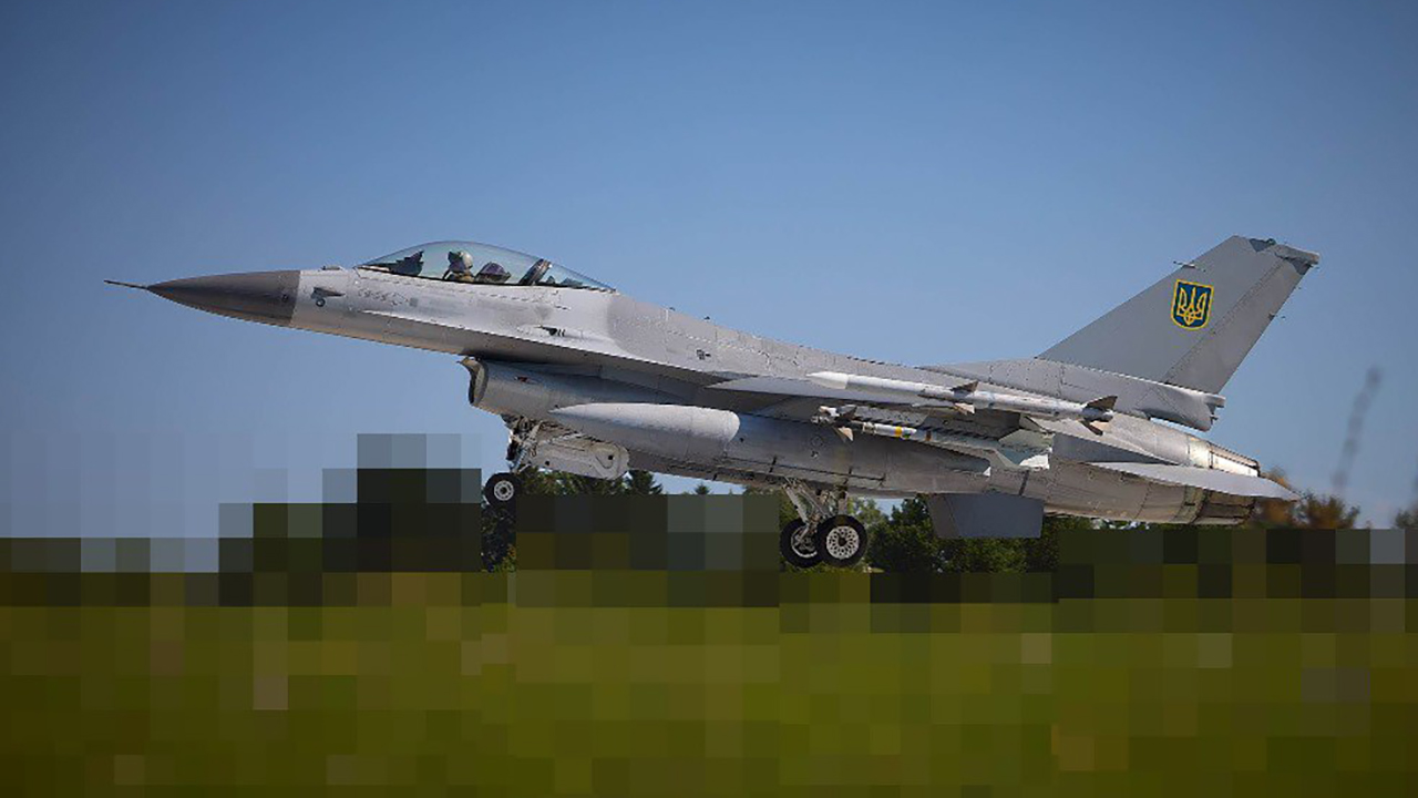 First Ukrainian F-16